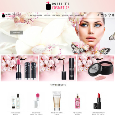 Theme Prestashop Cosmetiques Perfums 82602