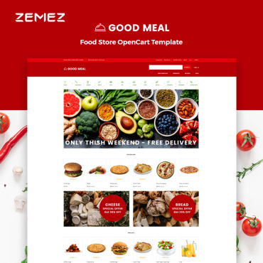 Cook Ecommerce OpenCart Templates 82666