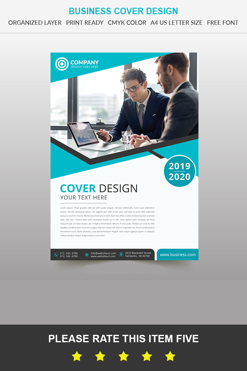 Business Flyer Cover - Corporate Identity Template