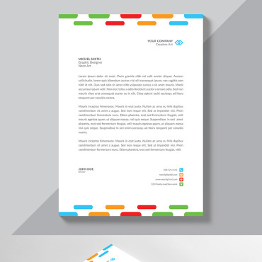 Page Colorful Corporate Identity 82713