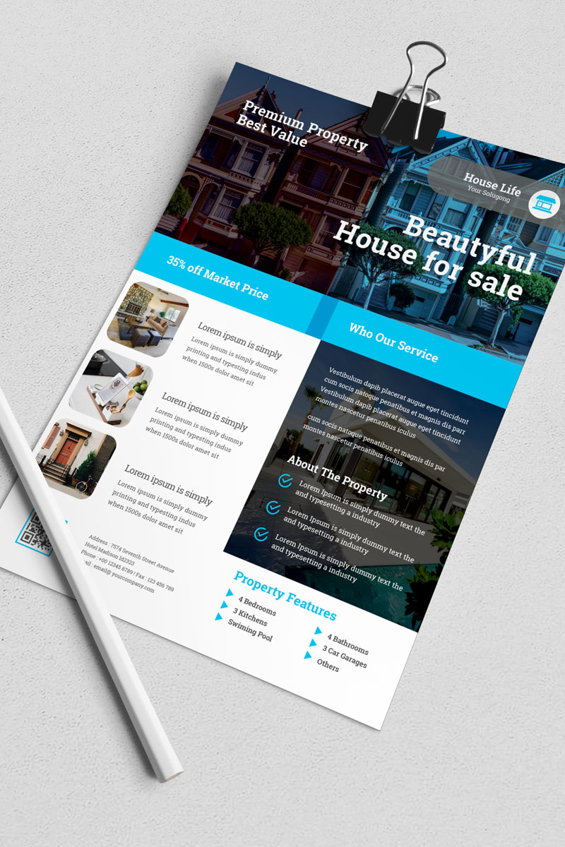 Real-Estate Flyer - Corporate Identity Template