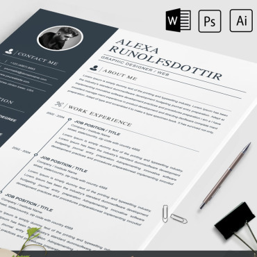 Page A4 Resume Templates 82771
