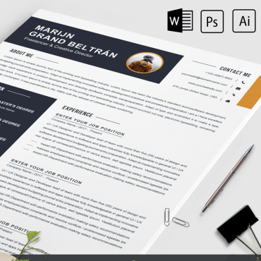 Page A4 Resume Templates 82772