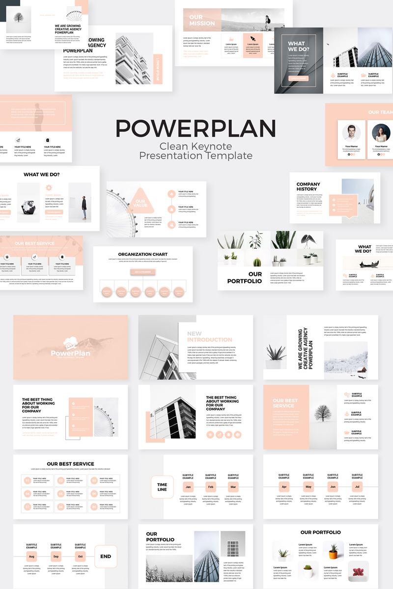 PowerPlan - Business Presentation - Keynote template