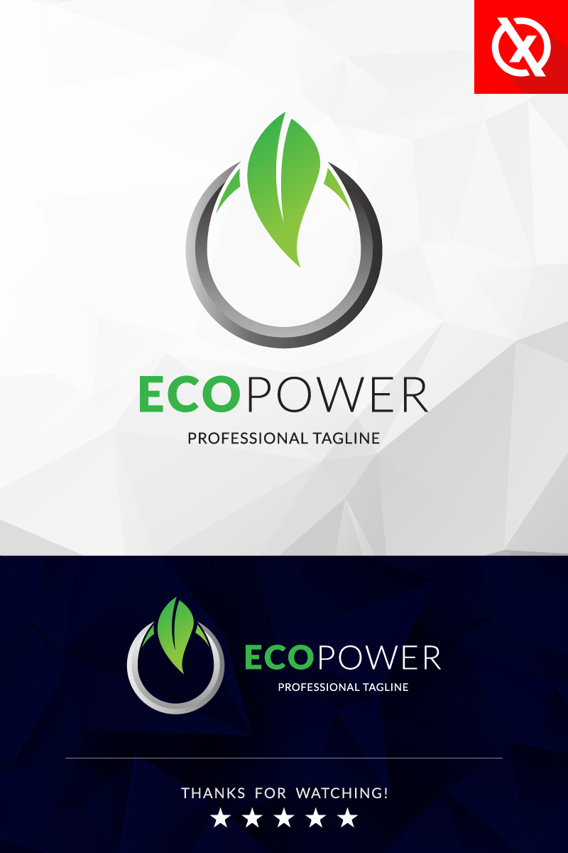 Creative Eco Power Logo Design