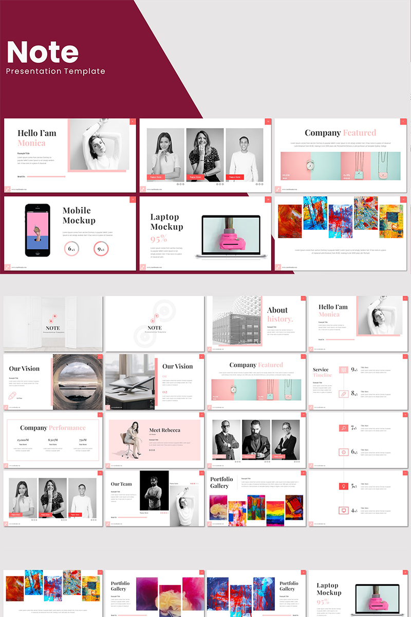 Note - PowerPoint template