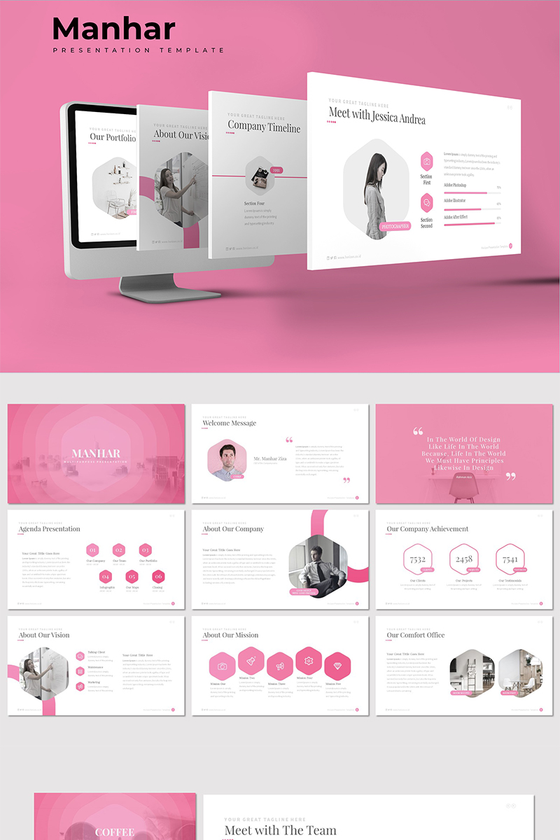 Manhar PowerPoint template