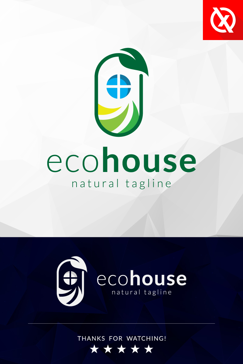 Eco Housing Landscaping Gardening Logo