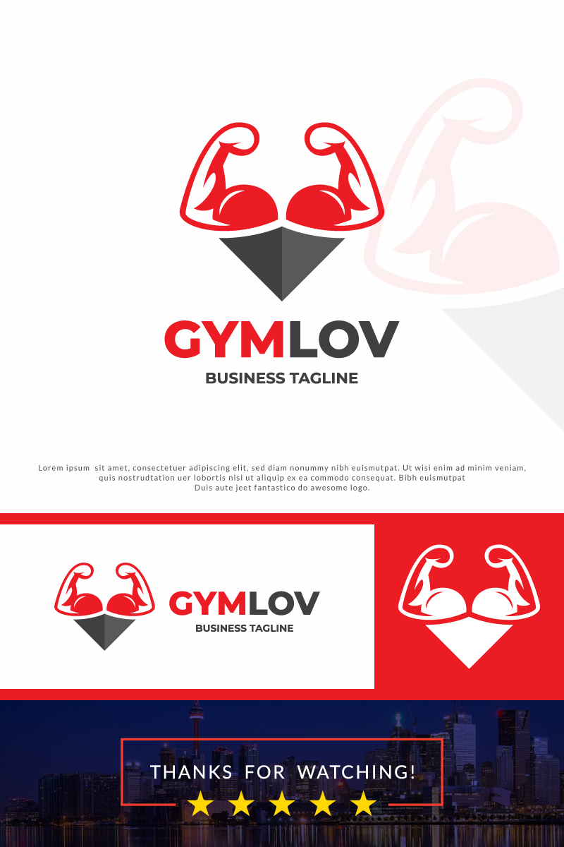 I love gym logo icon, fitness center, dumbell and heart. health care  concept. Stock vector illustration isolated on white background Stock  Vector Image & Art - Alamy