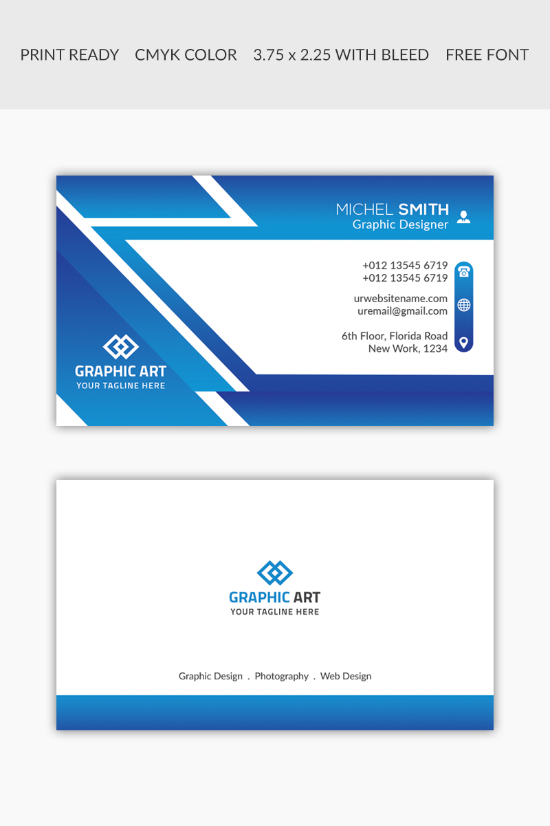 Graphic Art Business Card - Corporate Identity Template
