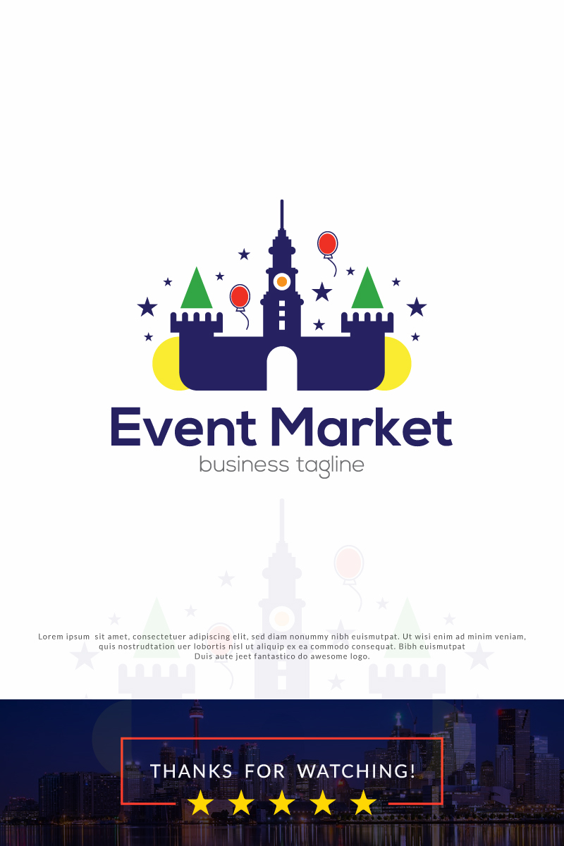 Event Market House Logo Design