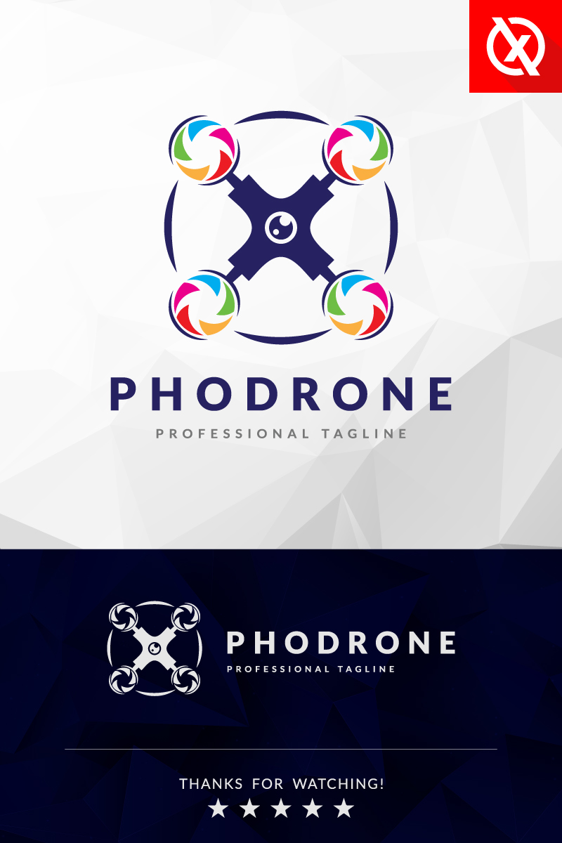 Photography Drone Logo Design