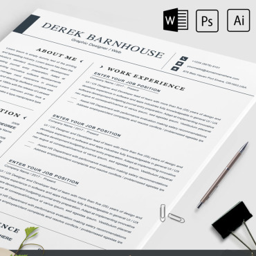 Page A4 Resume Templates 83017