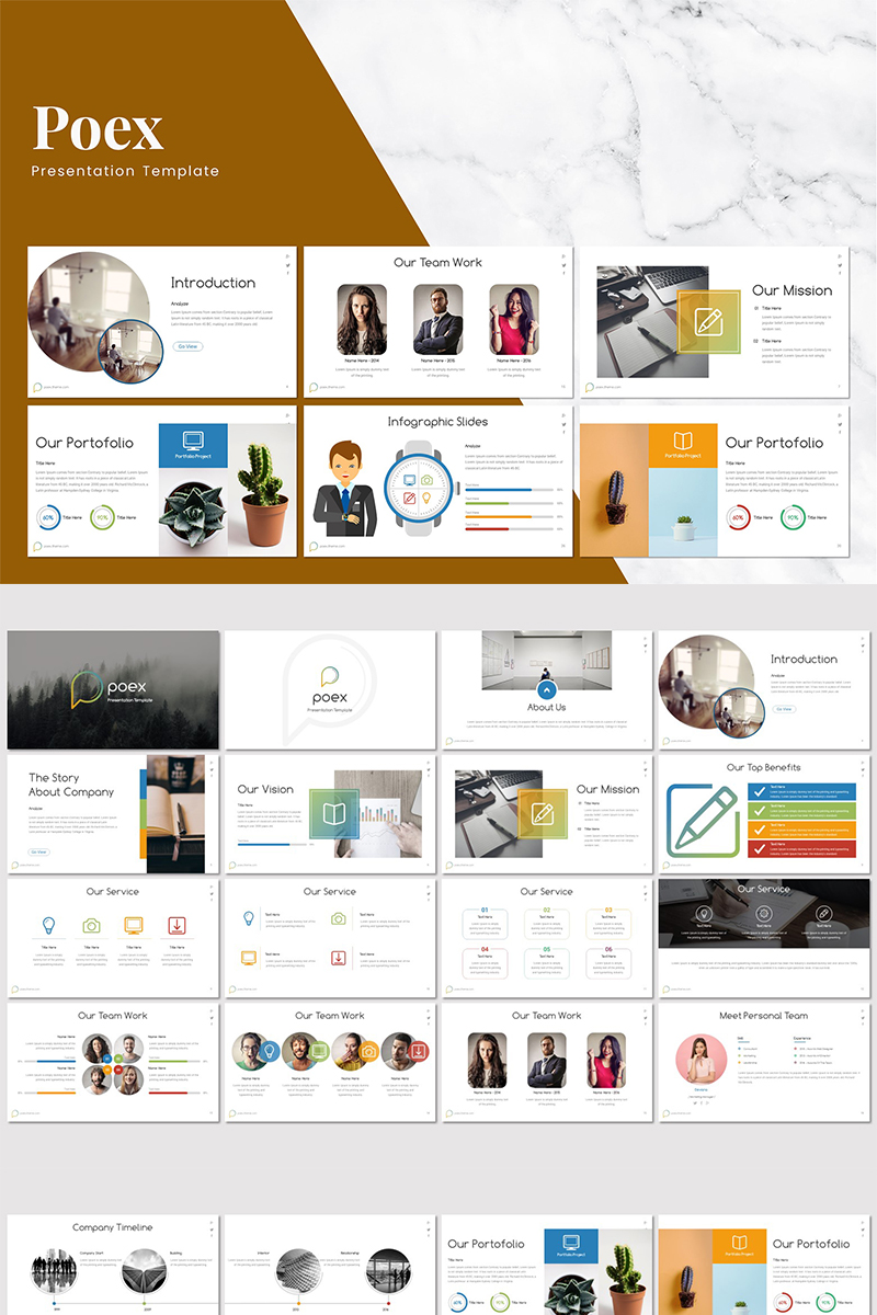 Poex - PowerPoint template