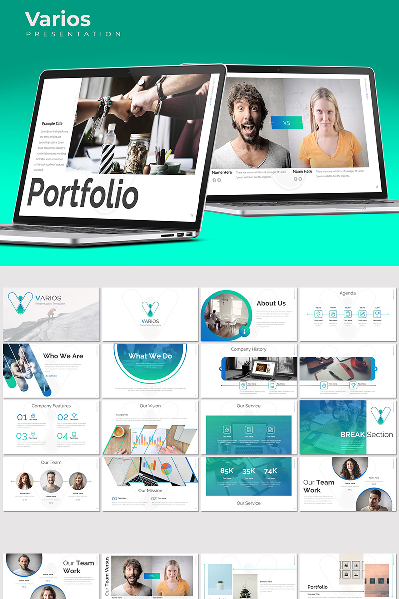 Varios PowerPoint template