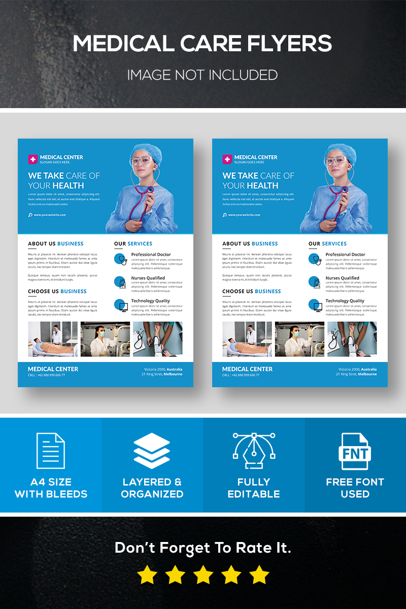 Medical Care Flyers - Corporate Identity Template