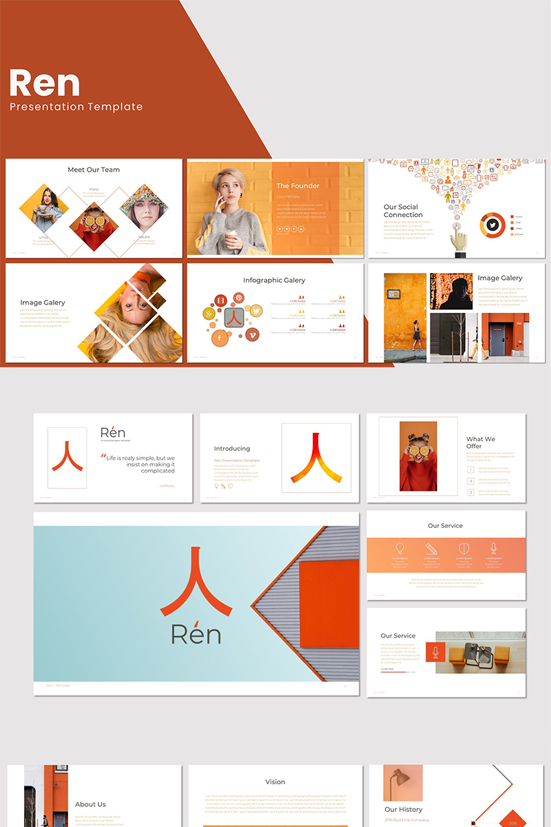 Ren PowerPoint template