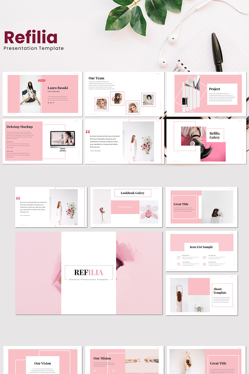 Refilia PowerPoint template