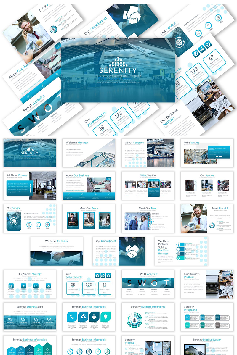 Serenity PowerPoint template