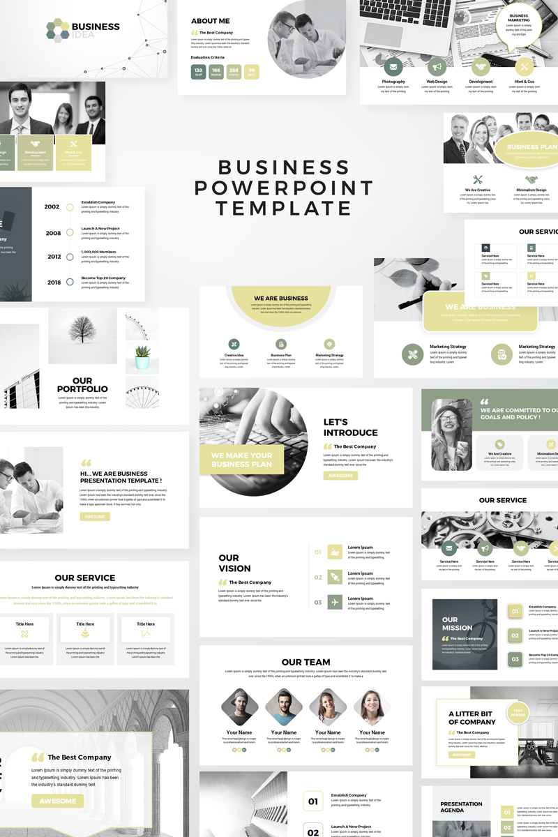Business Idea PowerPoint template