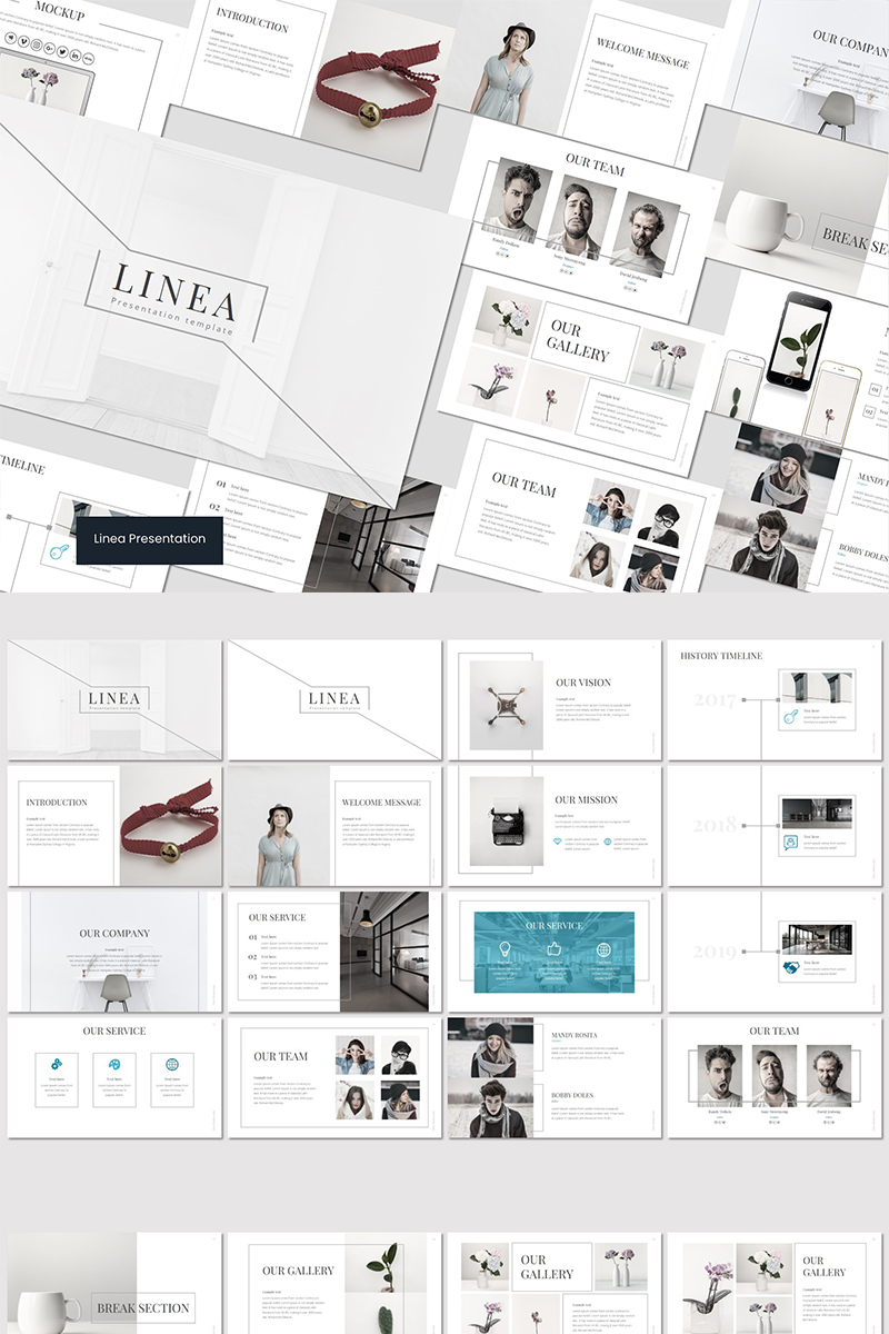 Linea PowerPoint template