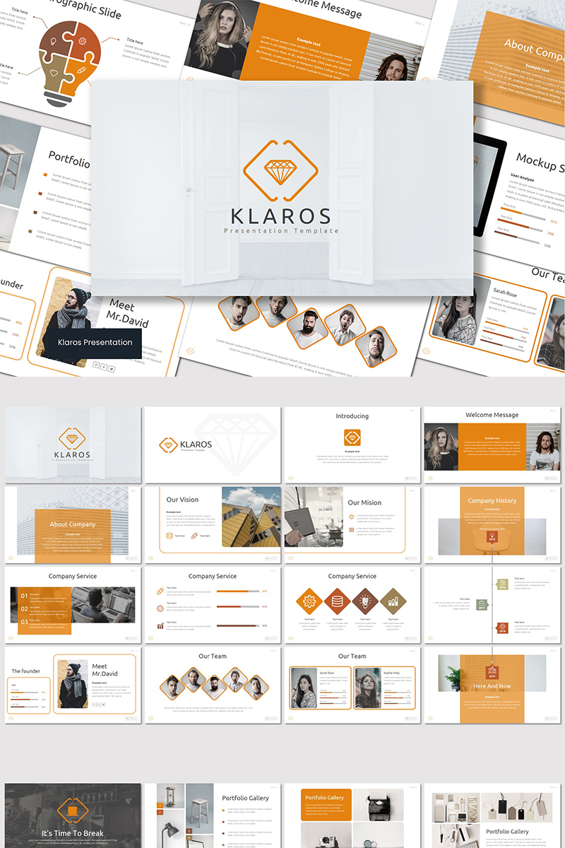 Klaros PowerPoint template