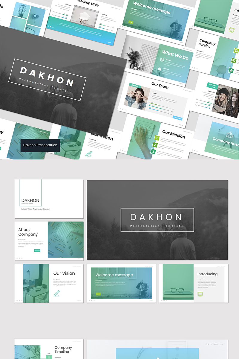 Dakhon PowerPoint template