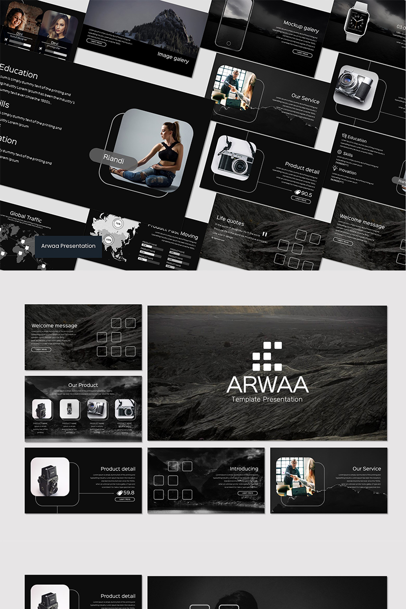 Arwaa PowerPoint template