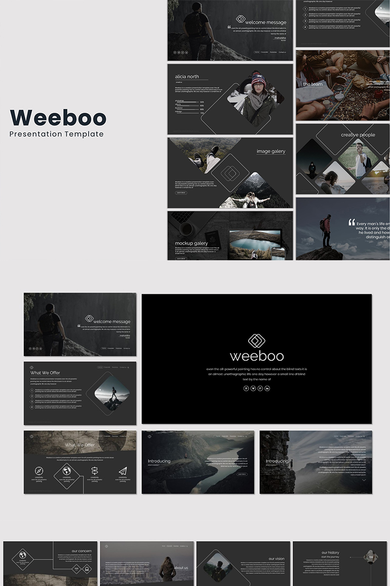 Weeboo PowerPoint template