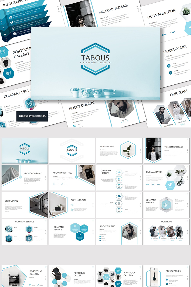 Tabous PowerPoint template