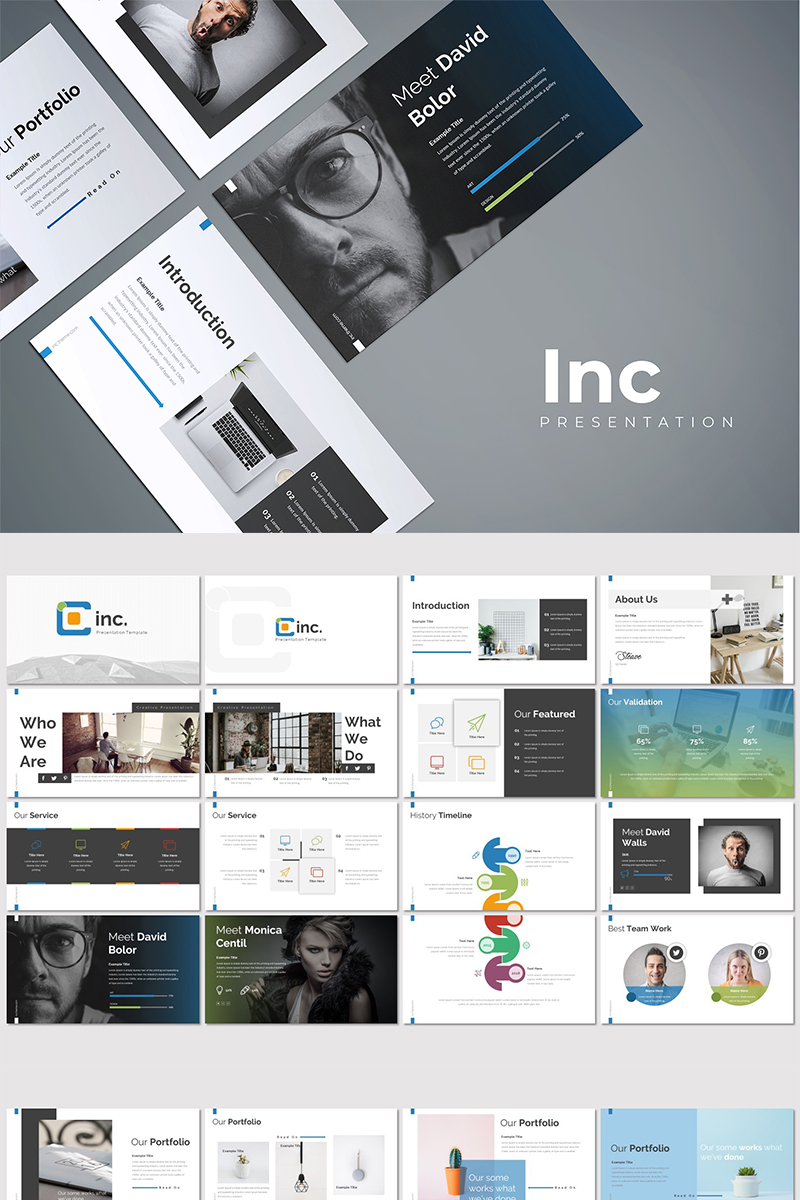 Inc PowerPoint template