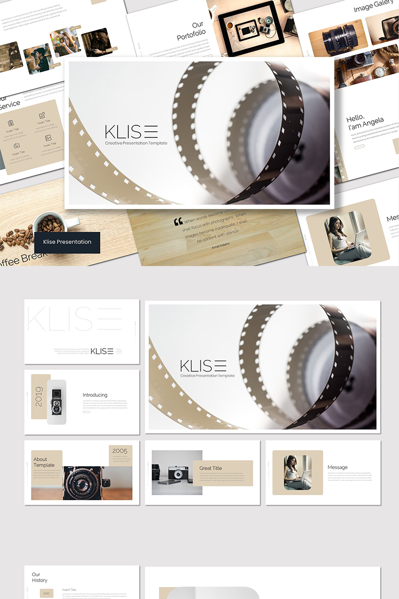 Klise PowerPoint template