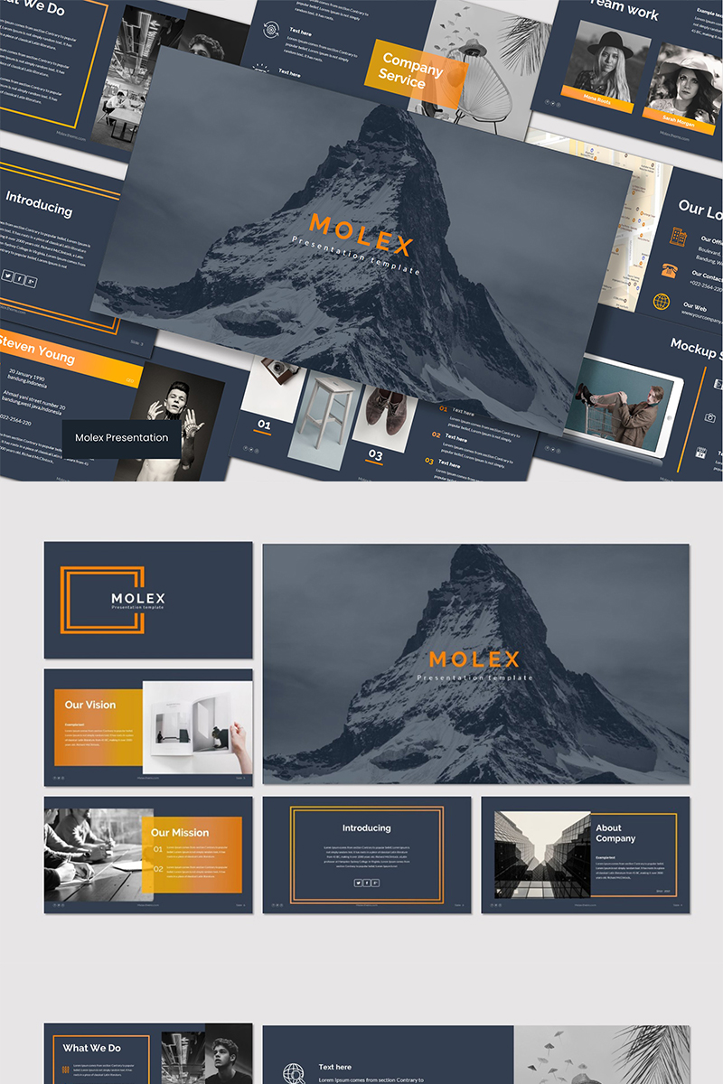 Molex PowerPoint template