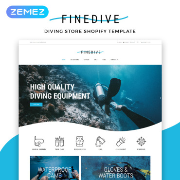 Clothes Diving Shopify Themes 83214