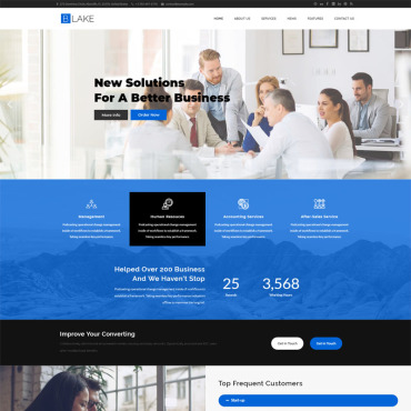 Services Accounting WordPress Themes 83235