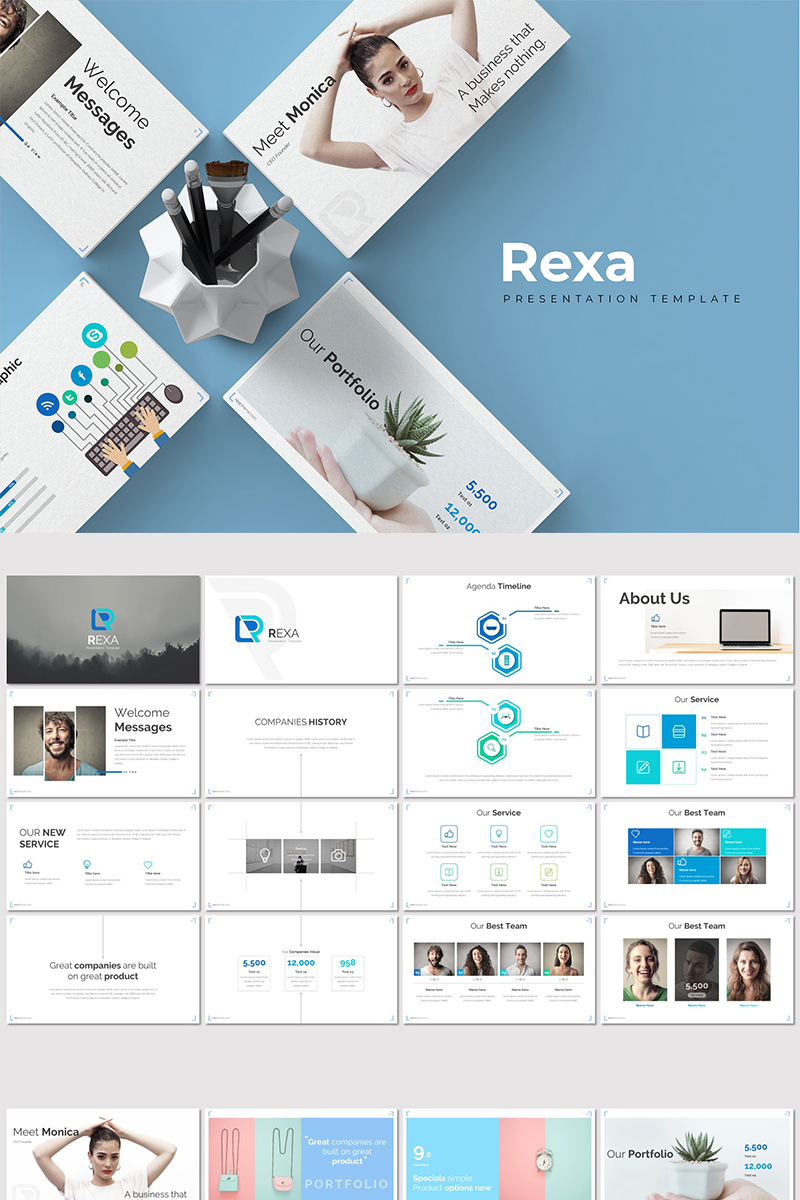 Rexa - Keynote template