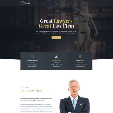 Lawyer Barrister WordPress Themes 83482