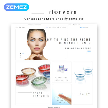 Ecommerce Eyewear Shopify Themes 83526
