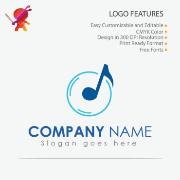 Music Icon Logo Templates 83558