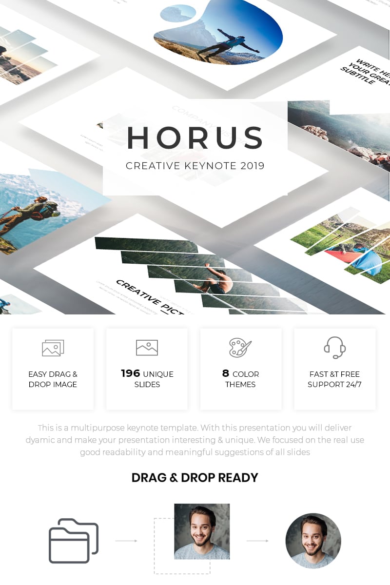 Horus - Creative - Keynote template