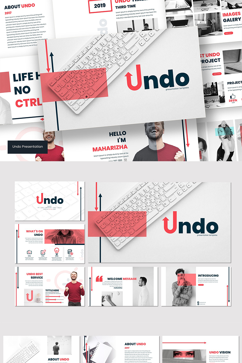 Undo - - Keynote template