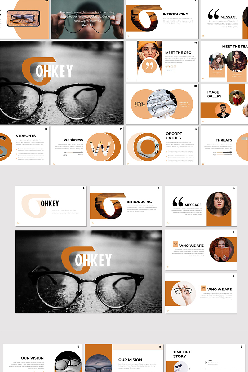 Ohkey - - Keynote template