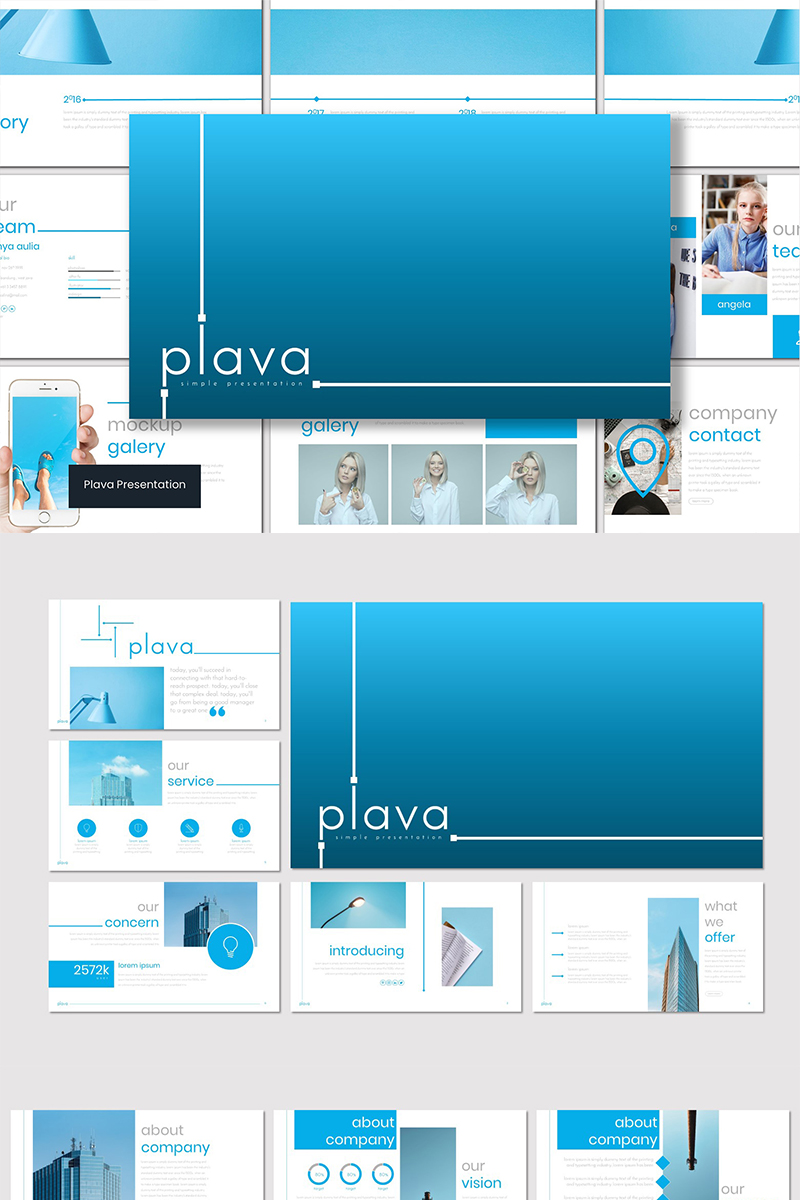 Plava - - Keynote template