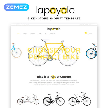 Bikes Catalog Shopify Themes 83713