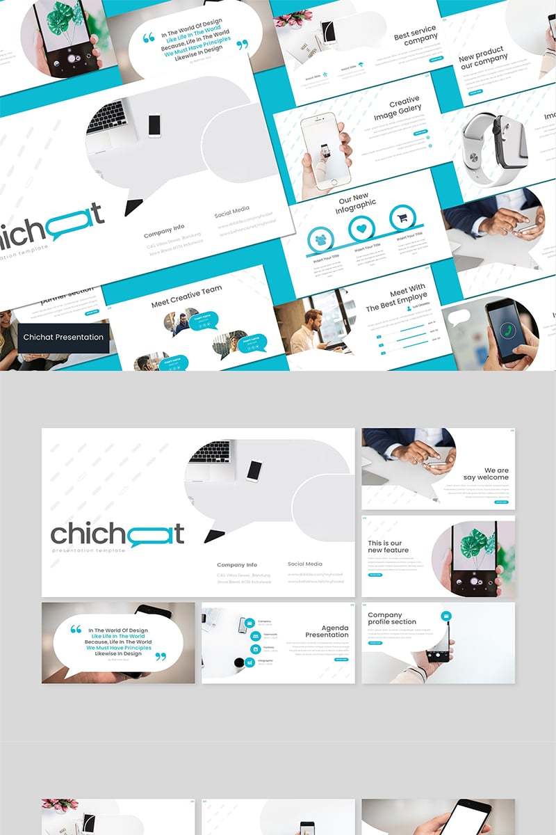 Chichat - PowerPoint template