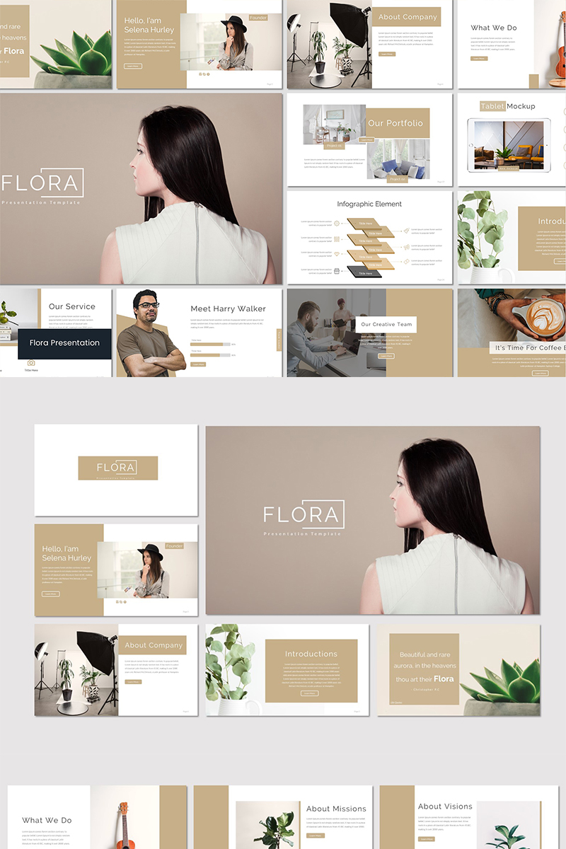 Flora - PowerPoint template