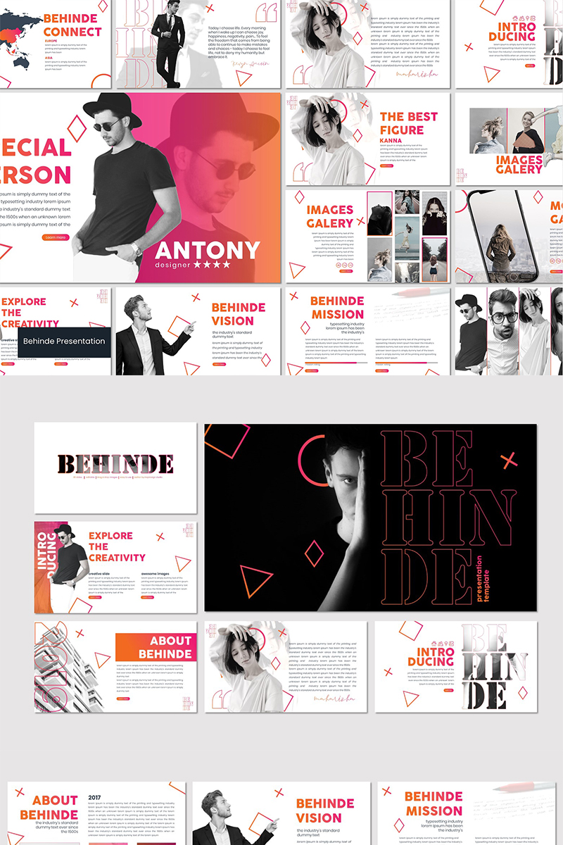 Behinde - PowerPoint template