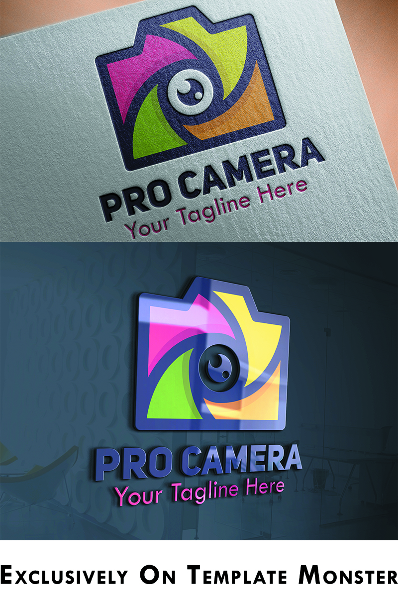 Pro Camera Logo Template