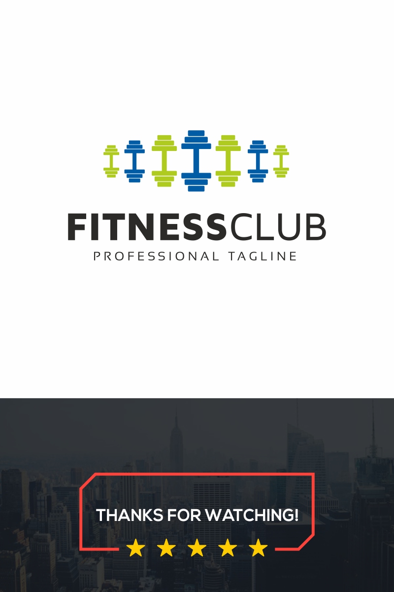 Fitness Club Logo Template