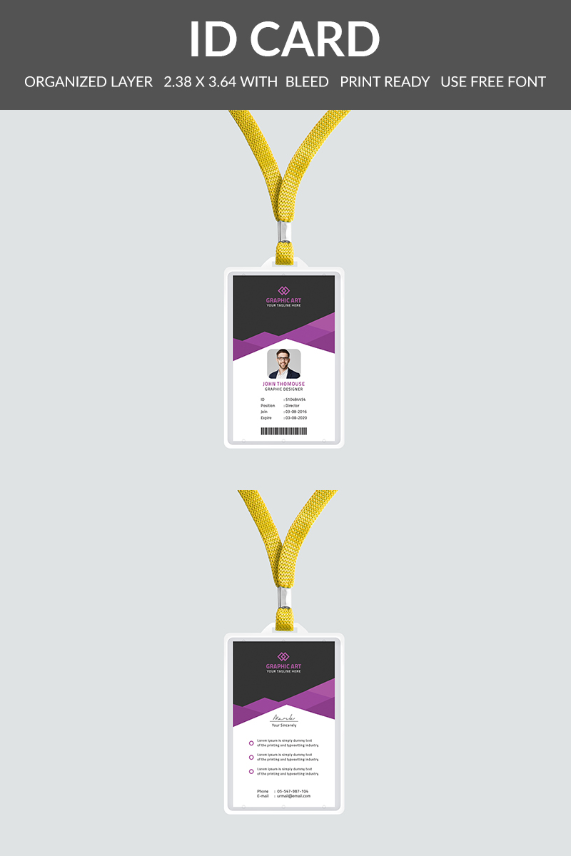 Office Id Card - Corporate Identity Template